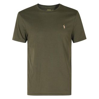 Polo Ralph Lauren T-shirt in Jersey a Vestibilit&agrave; Slim - - Tops - Uomo - Verde - S