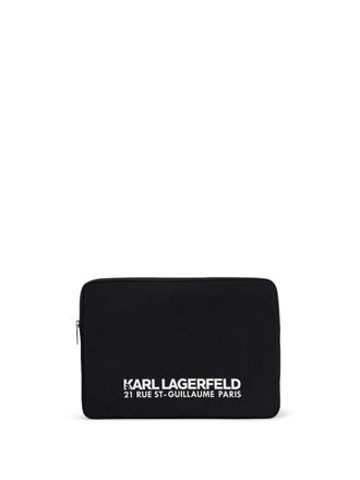 Karl Lagerfeld large Rue St-Guillaume pouch - Black