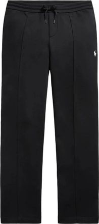 Ralph Lauren Broek met wijde pijpen en trekkoord - Heren - Sweatpants - Zwart - XS - Katoen - Broeken