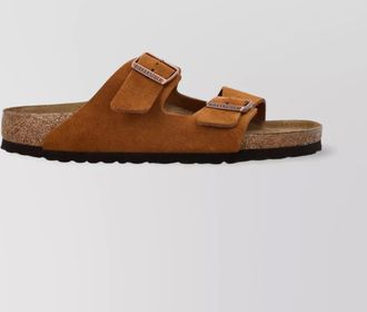 Birkenstock suede cork lightweight sandals narrow fit