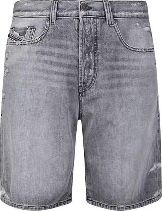 Diesel noodlijdende denim shorts