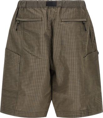 Comme Des Gar&ccedil;ons Mens Bicolor Linen Bermuda Shorts