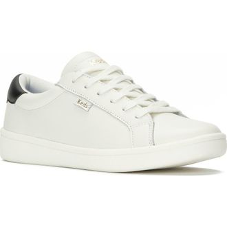 Keds Ace II Sneaker in White/Black at Nordstrom, Size 9.5