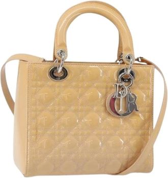 Dior Pre-owned Handbags, female, Beige, Size: ONE SIZE Pre-owned Vintage Hand Bag