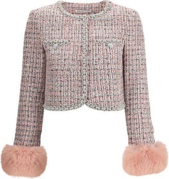 Self Portrait Wool Womens Coat