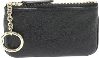 Gucci Tweedehands leren portemonnees - Heren - Vintage Accessoires - Zwart - ONE Size - Vintage