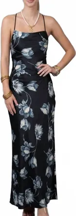 Le Lis Blanc Deux Floral Maxi Dress In Midnight