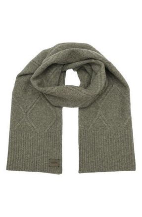 AllSaints Brushed Wool Scarf in Grey Marled at Nordstrom Rack