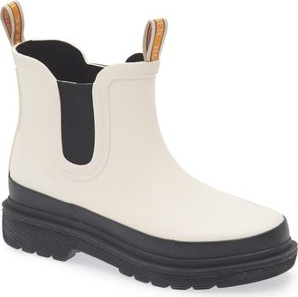 Ilse Jacobsen Waterproof Chelsea Rain Boot in Milk Creme at Nordstrom, Size 10Us