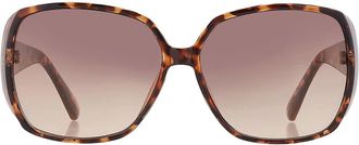 Guess Brown Gradient Butterfly Ladies Sunglasses GF0426 53F 61