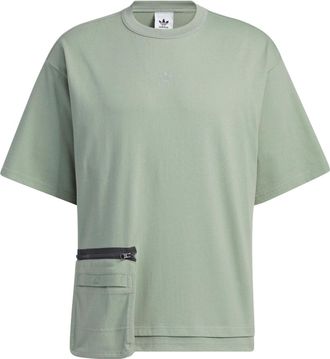 adidas originals Workwear Short Sleeve T-shirt Silver Green HY7246