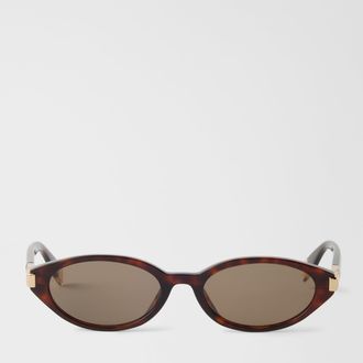Furla Occhiali Da Sole Havana Marrone Acetato Donna