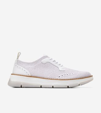 Cole Haan Womens Zer&oslash;grand Rella Stitchlite Oxfords - White Size 10.5