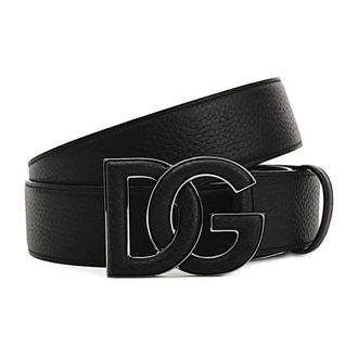 Dolce & Gabbana Belts, male, Black, Size: 100 CM Cintura