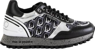 Liu Jo Wonder 24 Sneakers - Dames - Sneakers - Grijs - 37 EU - Leer - Schoenen
