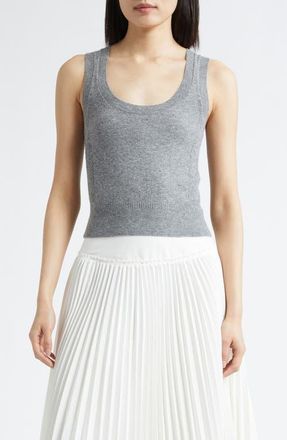 3.1 Phillip Lim Scoop Neck Sweater Tank in Charcoal Melange at Nordstrom, Size X-Small