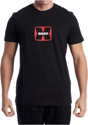 Diesel T-Shirts - Heren - T-shirts - Zwart - S - Katoen - Tops