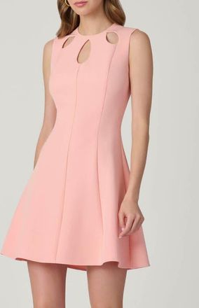 Shoshanna Alexandra Crepe Dress in Melon at Nordstrom, Size 12