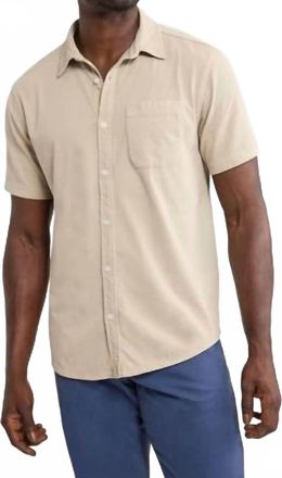Fair Harbor Saltaire Classic Shirt In Shell