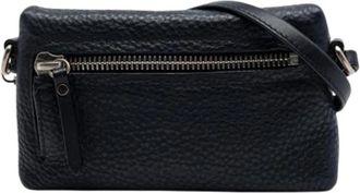 Burberry Pre-owned Crossbody Bag - Dames - Vintage Schoudertas - Zwart - ONE Size - Leer - Vintage
