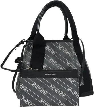 Balenciaga Pre-owned Vintage Handtas - Dames - Vintage Handtas - Grijs - ONE Size - Leer - Vintage