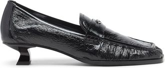 Diesel D-Amber-Penny loafers in naplak leather - Moccasins and Mules - Woman - Black