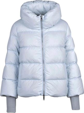 Add Piumino Corto - Dames - Gewatteerde jassen - Blauw - S - Leer - Jassen