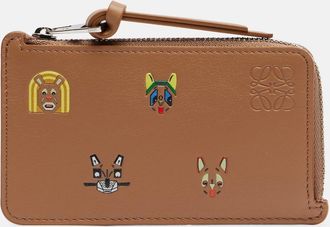 Loewe x Louis Wain Cats leather card holder