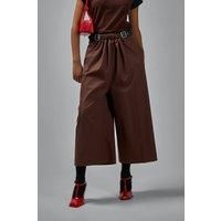 Loewe Cropped Belted Trousers