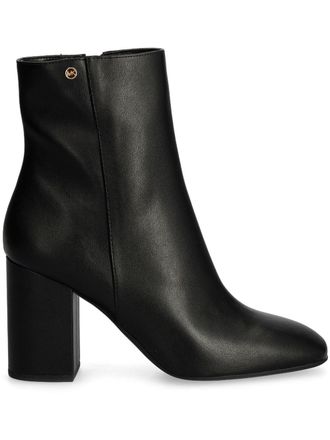 Michael Michael Kors leather ankle boots - women - Other fibres - 10 - Black