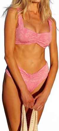 L*Space Marlee Bralette Bikini Top In Hottest Pink