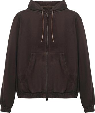 Giuliano Galiano Ohio Suede Sweatshirt