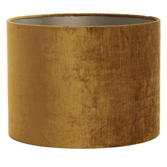 Light & Living Light & Living - Pantalla De L&aacute;mpara - Gemstone - Dorado - Textil
