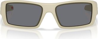Oakley 60mm Gascan Rectangle Sunglasses in Matte Sand/grey at Nordstrom