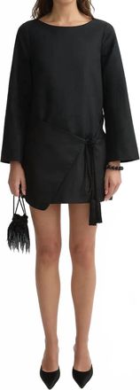 Poss&eacute; Yvette Kaftan Mini Dress In Black