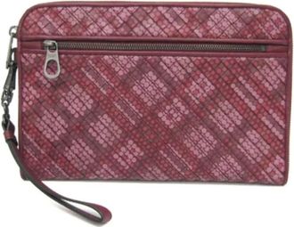 Bottega Veneta Pre-owned Leather clutches - Dames - Vintage Clutch - Roze - ONE Size - Leer - Vintage