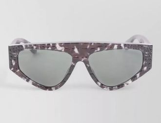 Alaia eyewear 97 mask acetate geometric sunglasses