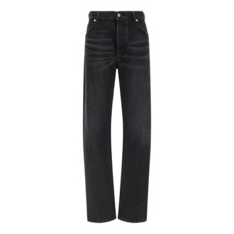 Fendi Rechte jeans - Dames - Jeans - Zwart - Maat: W28 Katoen