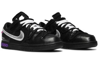 Off-white Collectors Off White x Nike Black Dunk Low Trainers Lot 50 Size 41