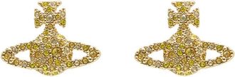 Vivienne Westwood Womens Grace Stud Earrings Metal Gold Jewelry-Watches