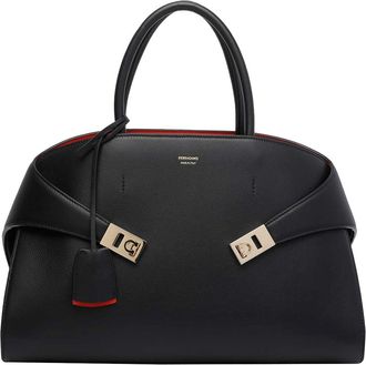 Ferragamo Black Hug Handbag