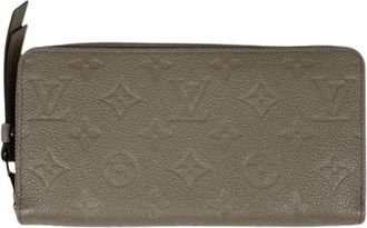 Louis Vuitton Pre-owned Long Wallet (bi-fold) - Dames - Vintage Accessoires - Beige - ONE Size - Leer - Vintage