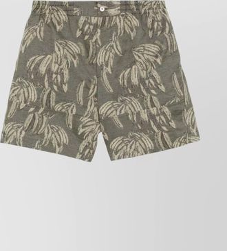 Jacquemus printed elastic waistband shorts