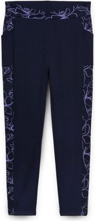 Fiorella Rubino Broeken, Dames, Blauw, M, Lenzing Ecovero viscose legging