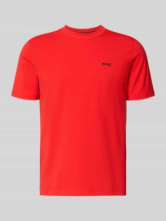 HUGO BOSS Regular Fit T-Shirt aus Baumwoll-Mix in Rot, Gr&ouml;&szlig;e XXXL