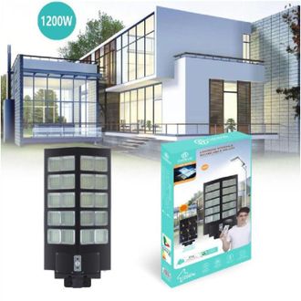 Trade Shop Trade Shop - Farola Led 1200w Panel Solar Sensor Crepuscular Ip67 Led-8472