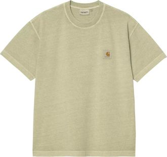 Carhartt Work in Progress Green Logo T-shirt