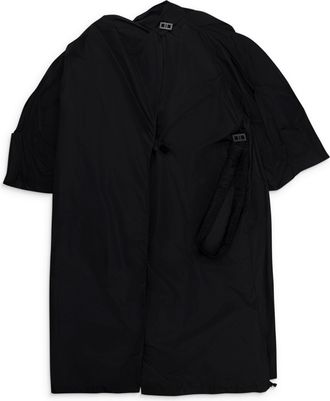 Veronique Leroy NYLON BLACK RAINCOAT
