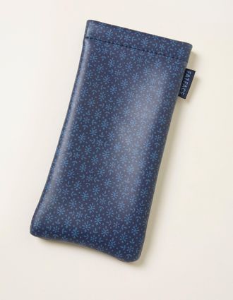 Fat Face FatFace Navy Blue Woodblock Sunglasses Case