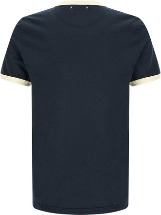 Golden Goose Mens Blue Cotton T-Shirt